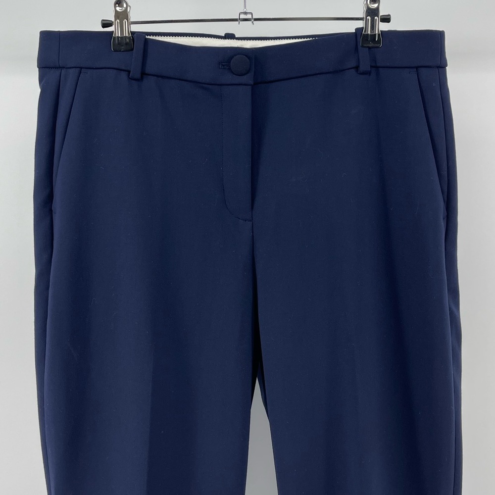 J. Crew High-Rise Cameron Trouser Ankle Pants in Navy Blue, Women's 14 Tall - Picture 4 of 9